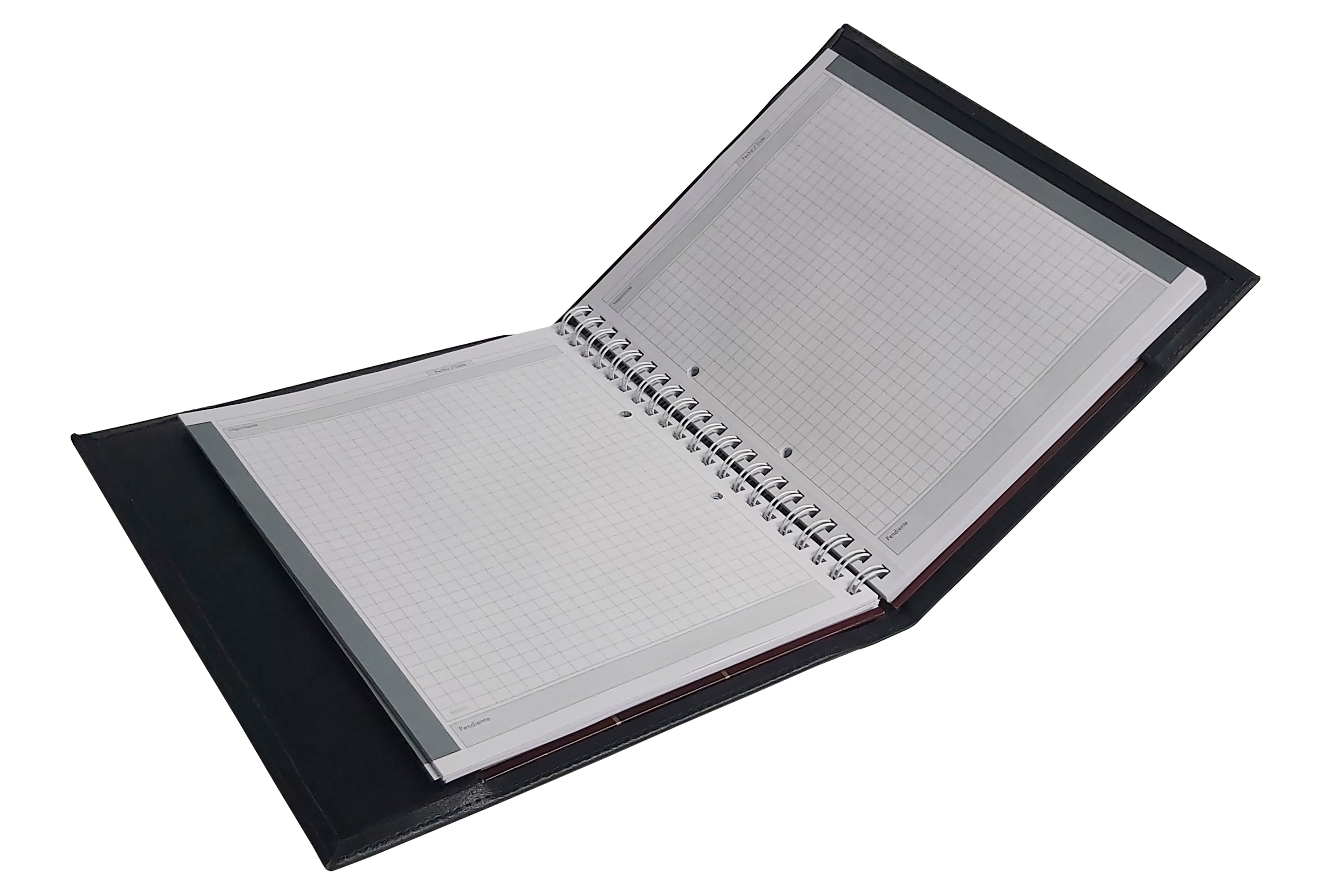 CARPETA PORTA CUADERNO SIMIL CUERO 3203-M BUHO