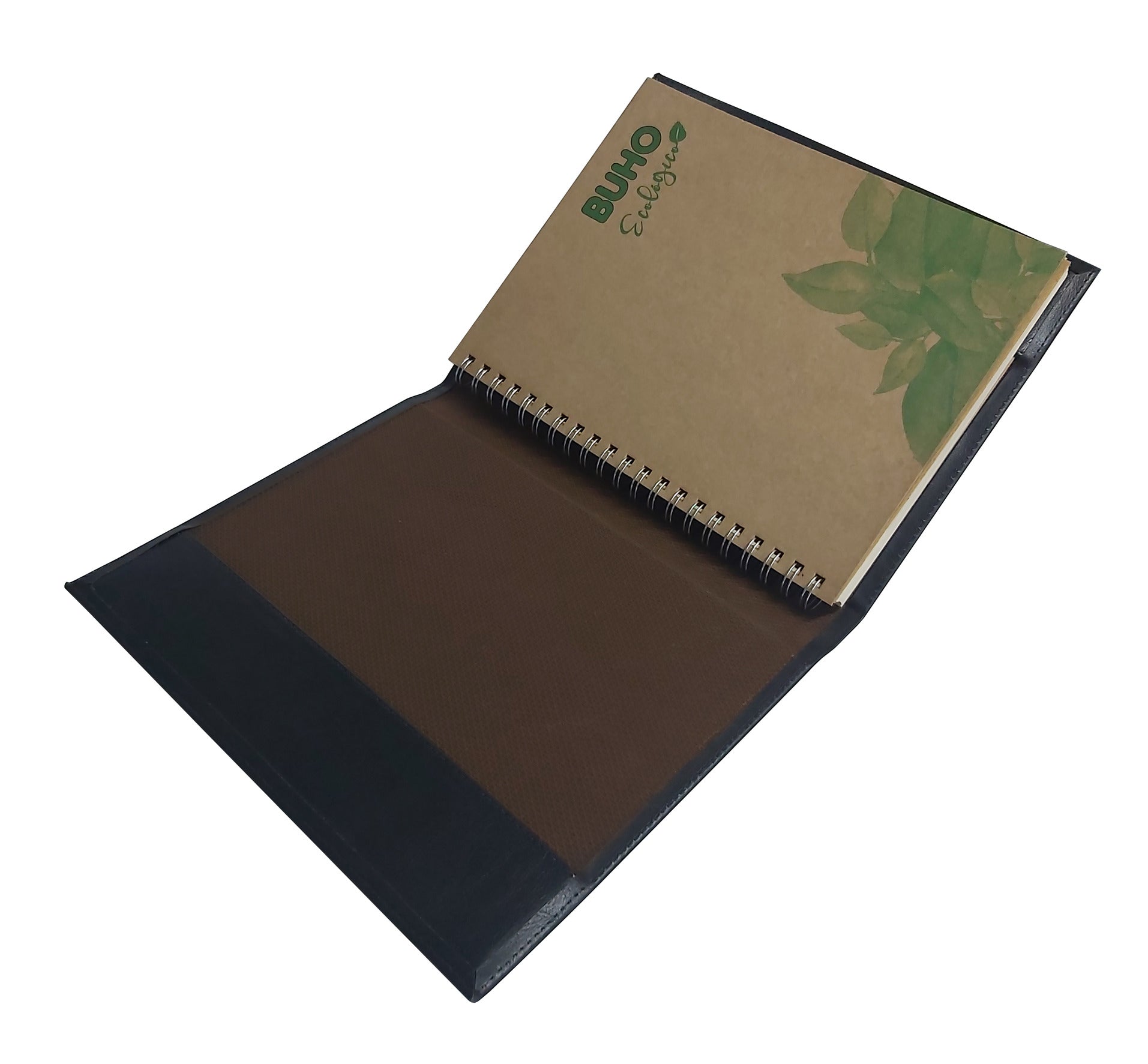 CARPETA PORTA CUADERNO SIMIL CUERO 3203-M BUHO