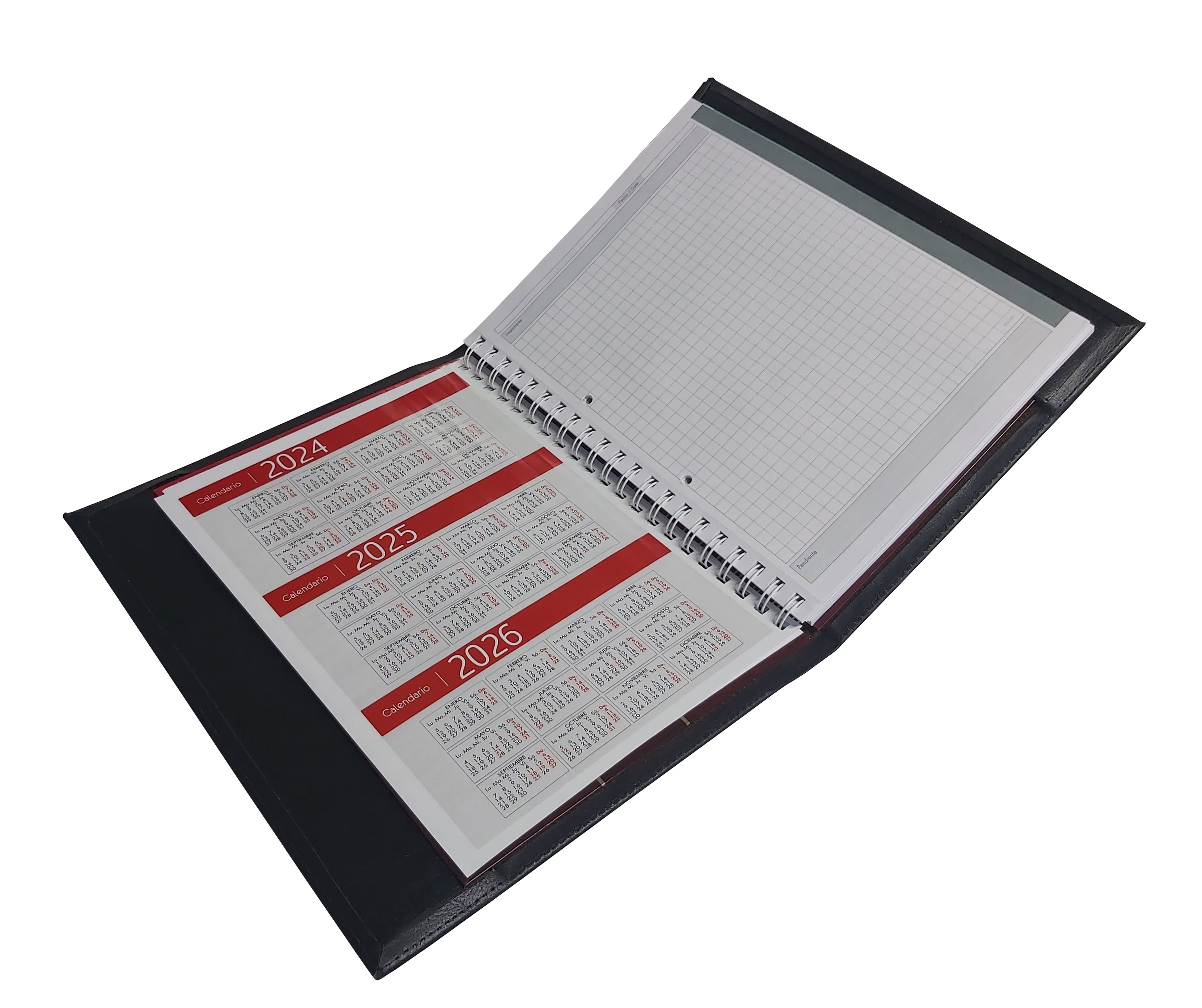 CARPETA PORTA CUADERNO SIMIL CUERO 3203-M BUHO