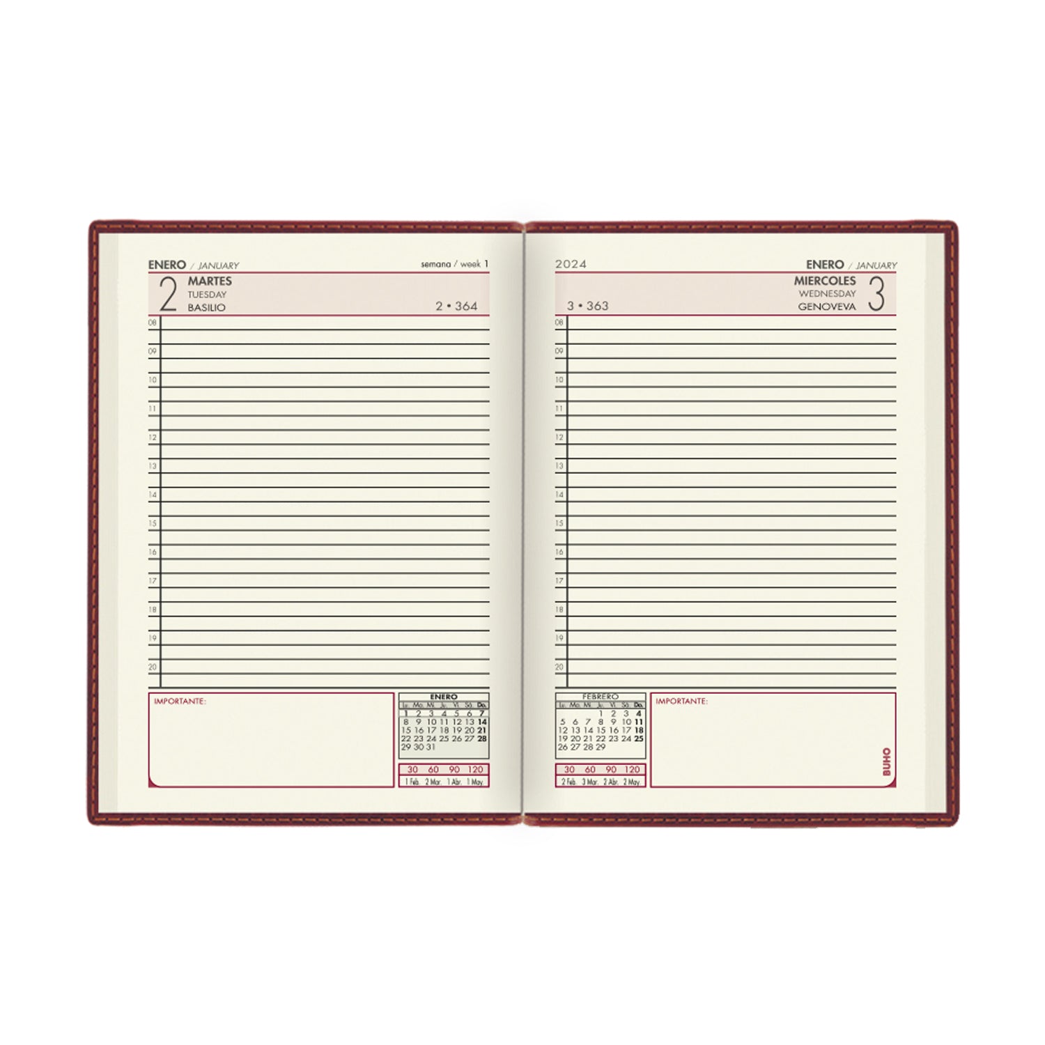 AGENDA EJECUTIVA FIRST CLASS