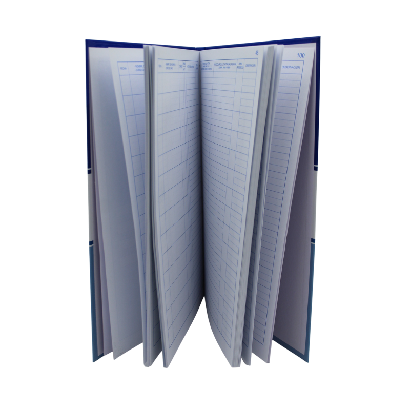 Registro Salida Alumnos - Cursos 100 hjs. Tapa dura