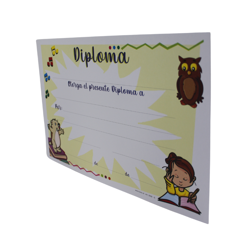 DIPLOMA DE HONOR PARVULOS