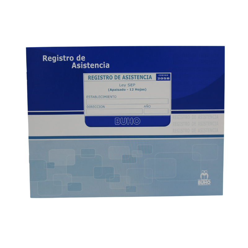 Libro Registro de Asistencia Ley SEP