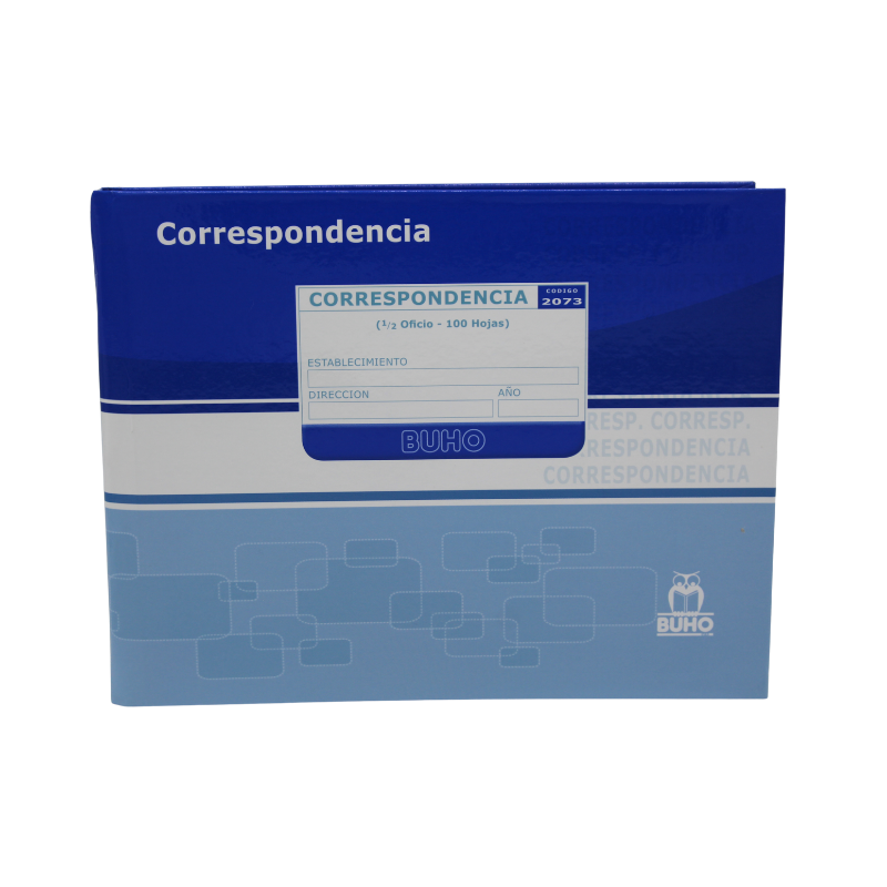 Libro de Correspondencia 1/2 oficio100 hojas