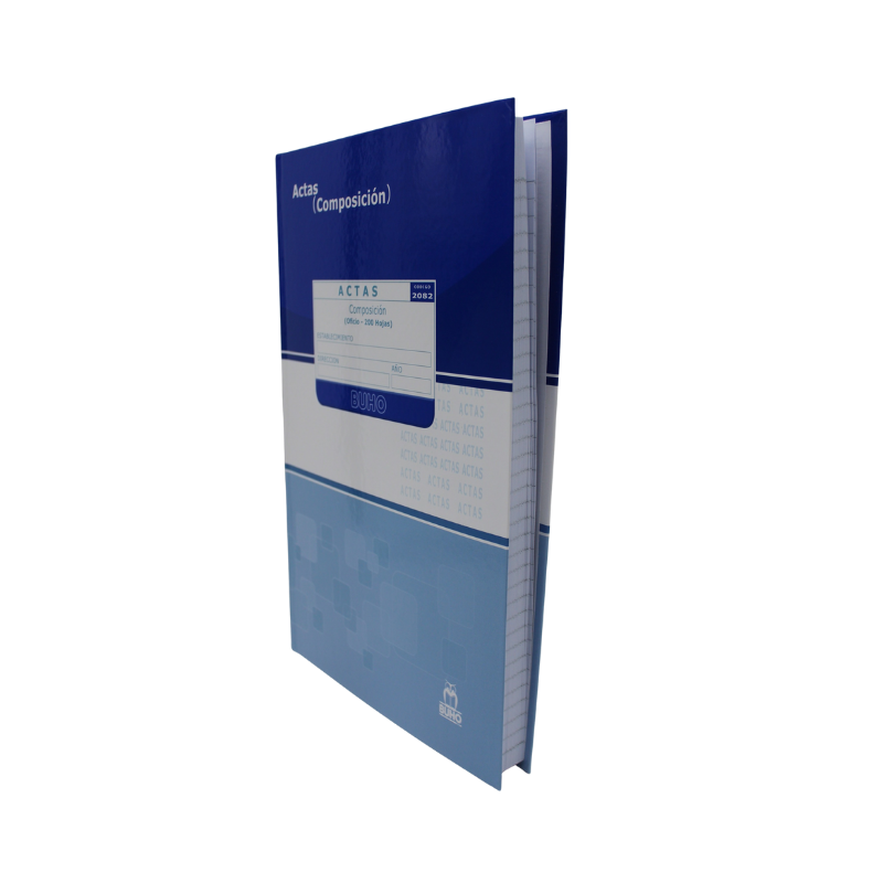 Acta de 200 hojas para la Administración Escolar