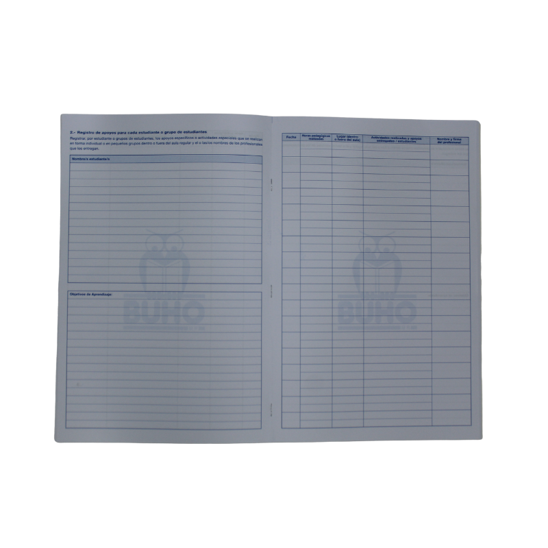 Libro PIE Formato Unico - 40 Hjs