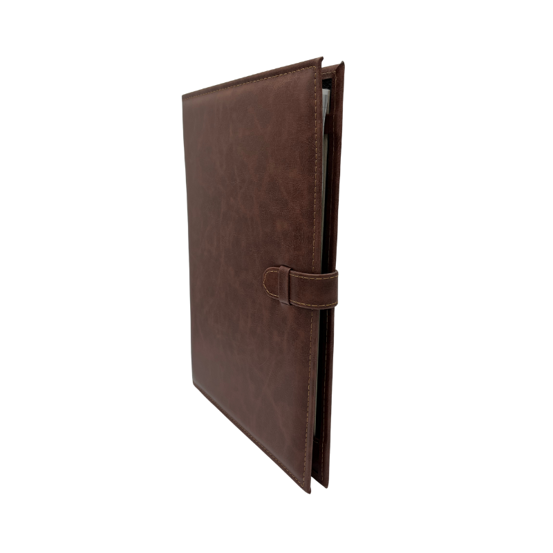 CARPETA PORTA BLOCK SIMIL CUERO 3201-M BUHO