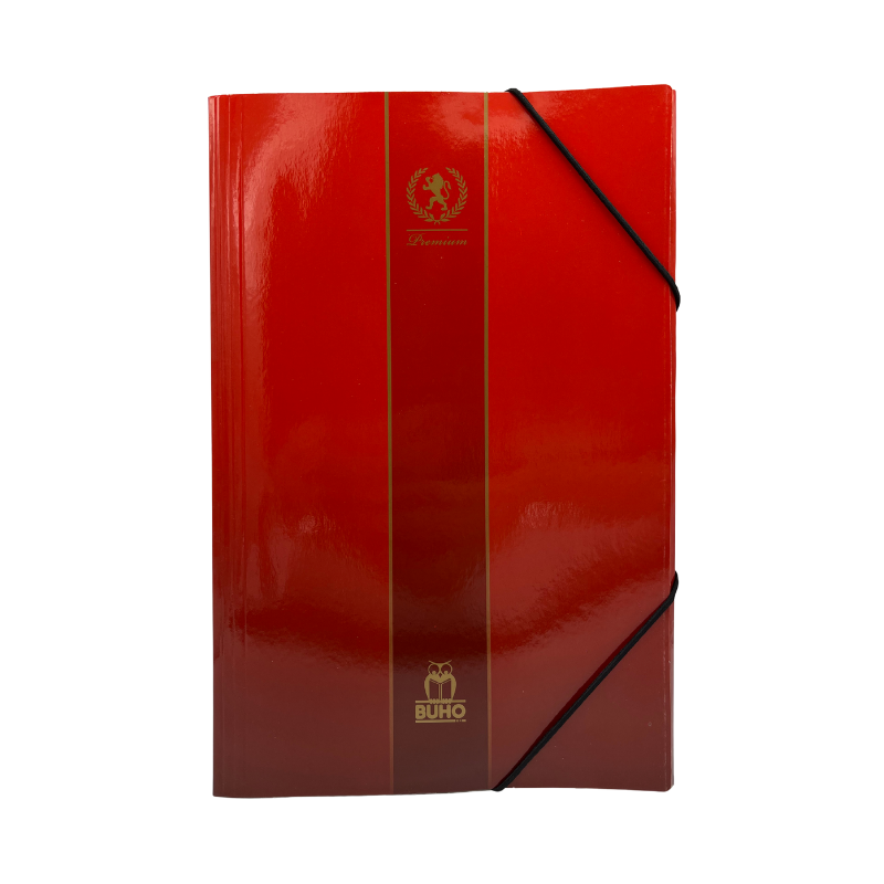 CARPETA C/ELASTICO ROJA