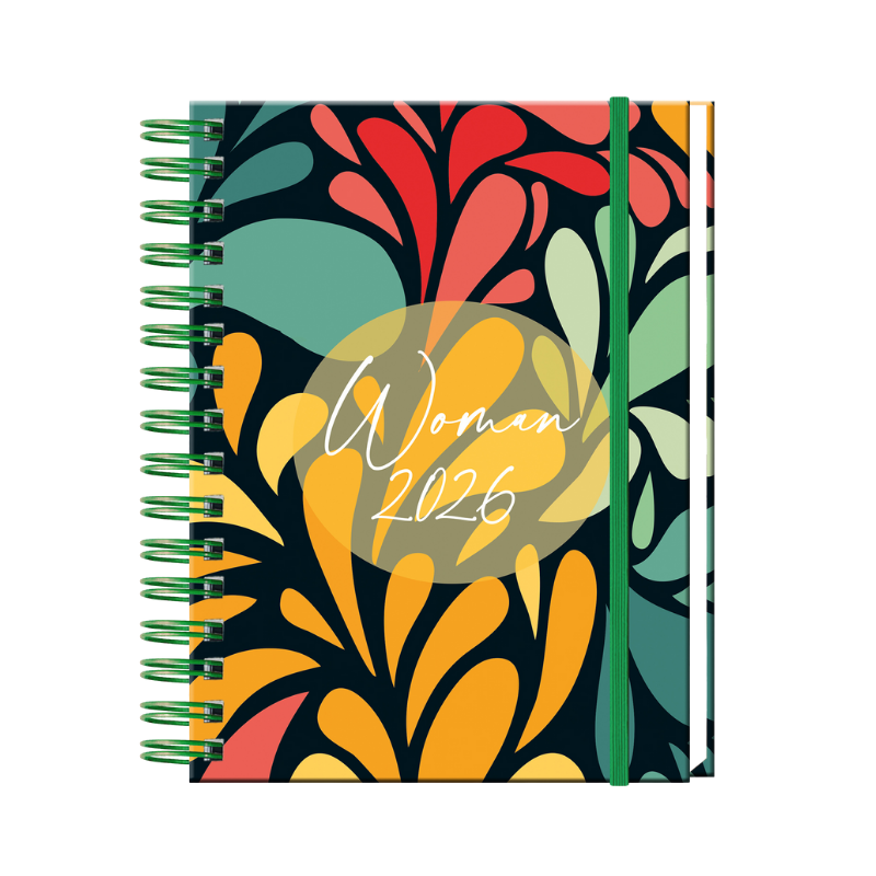 AGENDA WOMAN MEMORY ANILLADA