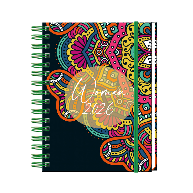 AGENDA WOMAN MEMORY ANILLADA