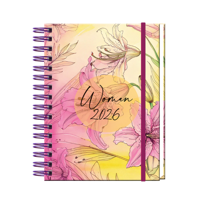 AGENDA WOMAN MEMORY ANILLADA