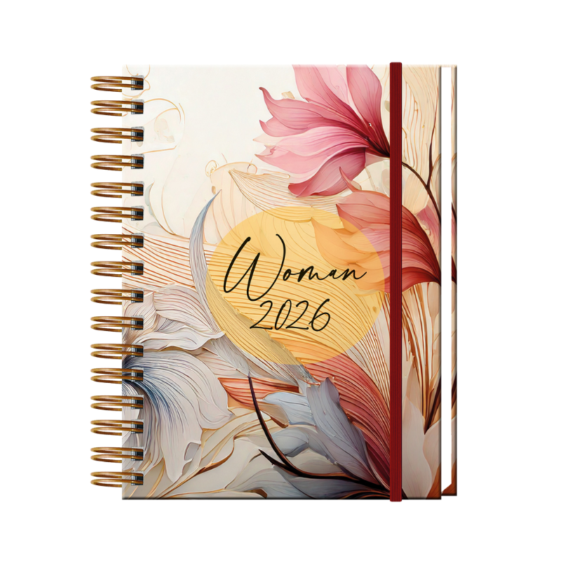 AGENDA WOMAN MEMORY ANILLADA