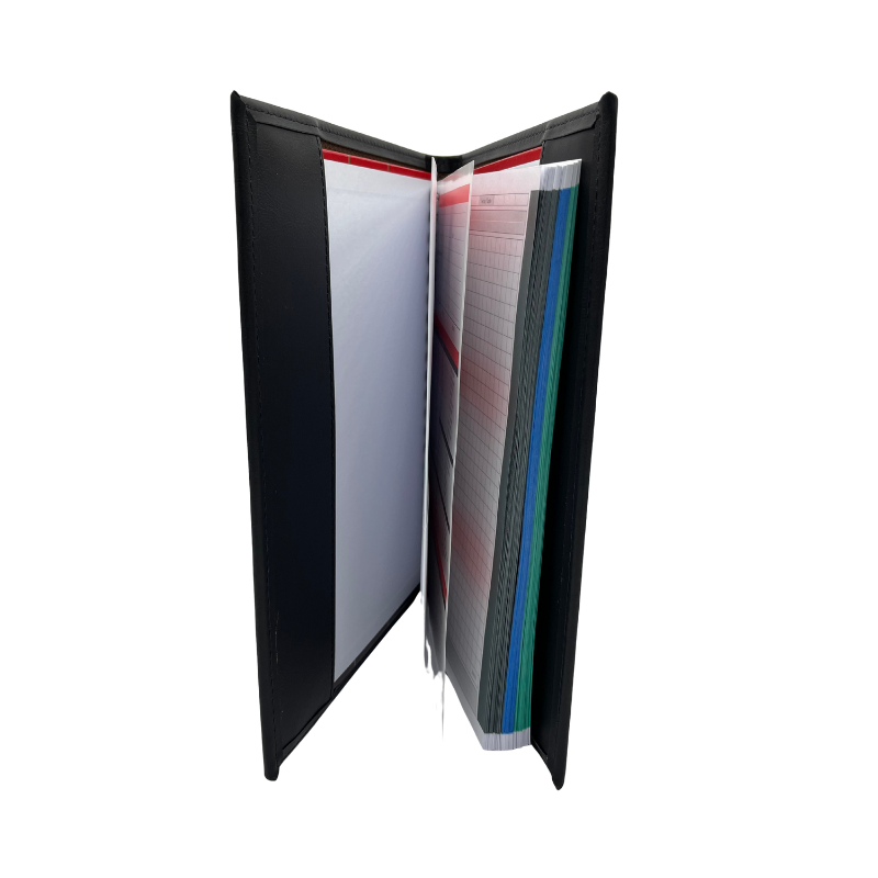 CARPETA PORTA CUADERNO SIMIL CUERO 3203-M BUHO