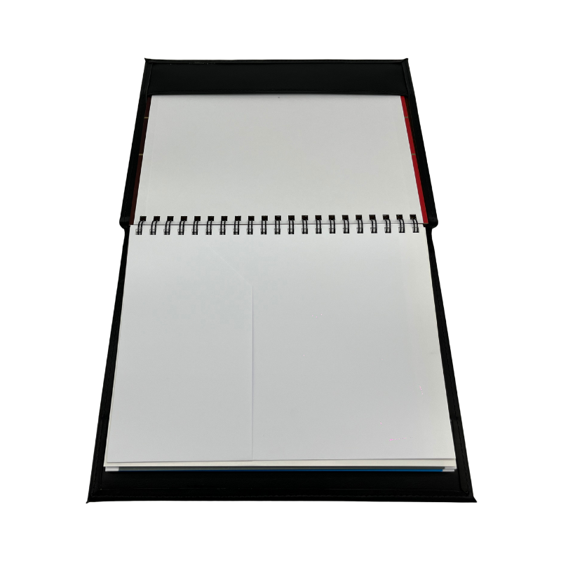 CARPETA PORTA CUADERNO SIMIL CUERO 3203-M BUHO