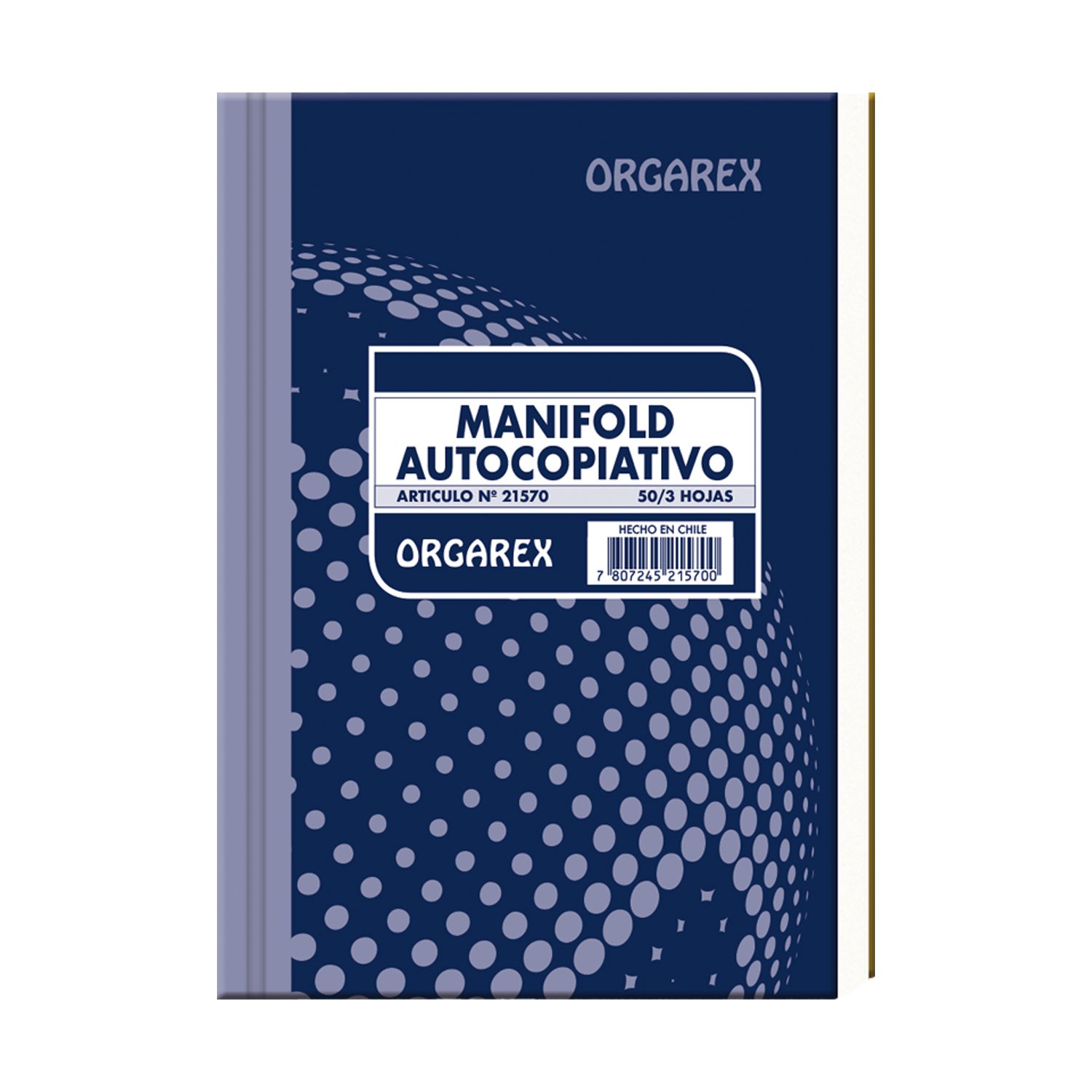 MANIFOLD TRIPLICADO AUTOCOPIATIVO ORGAREX