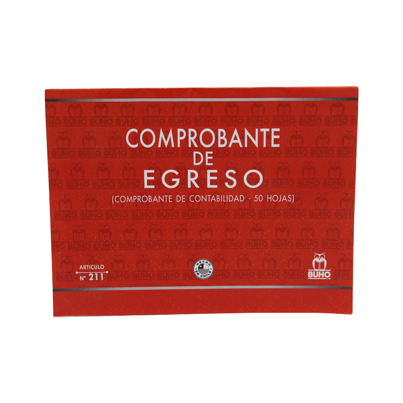 COMPROBANTE DE EGRESO - 50 HJS