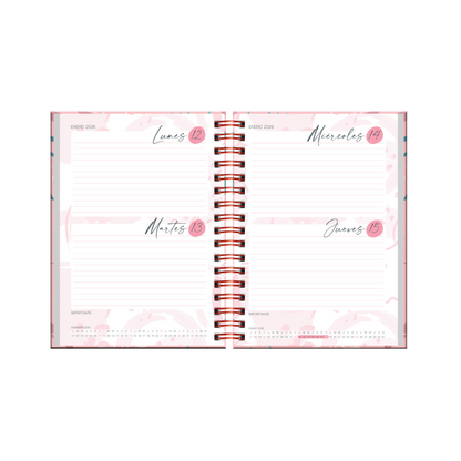 AGENDA WOMAN MEMORY ANILLADA