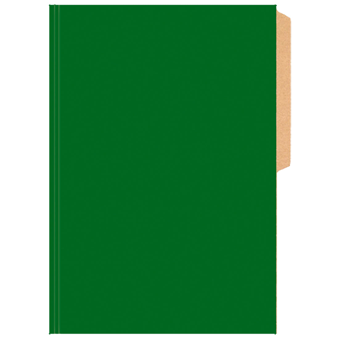 CARPETA PIGMENTADA VERDE OSCURO BRILLANTE