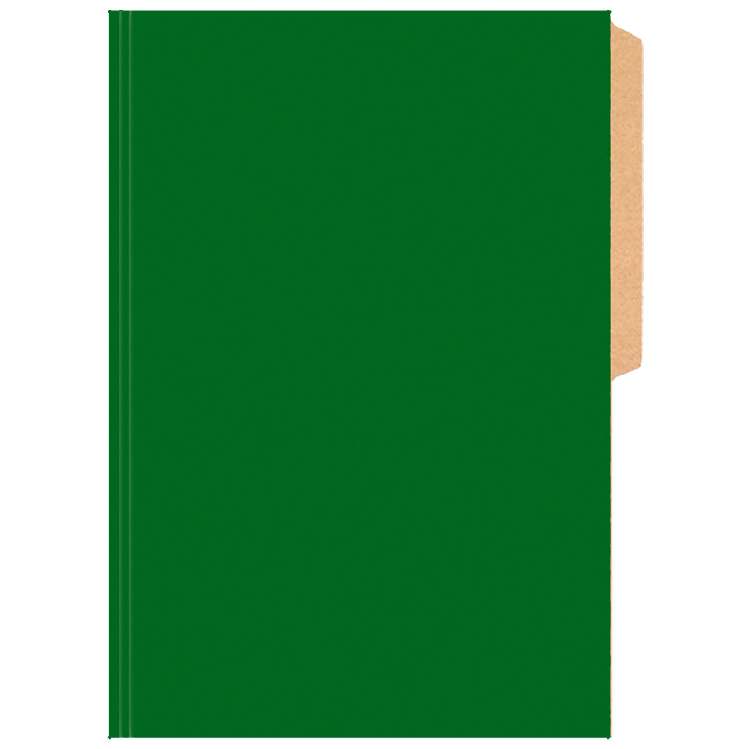 CARPETA PIGMENTADA VERDE OSCURO BRILLANTE