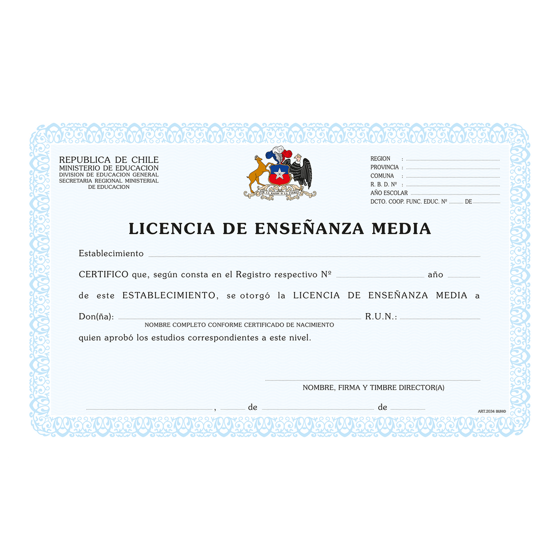 LICENCIA ENSEÑANZA MEDIA