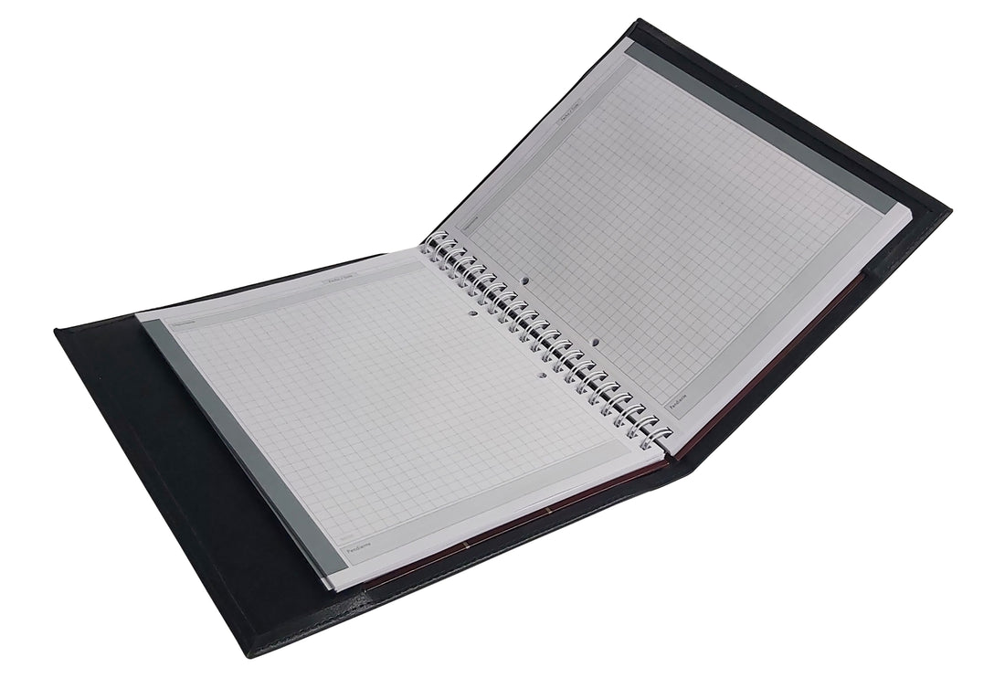 CARPETA PORTA CUADERNO SIMIL CUERO 3203-M BUHO