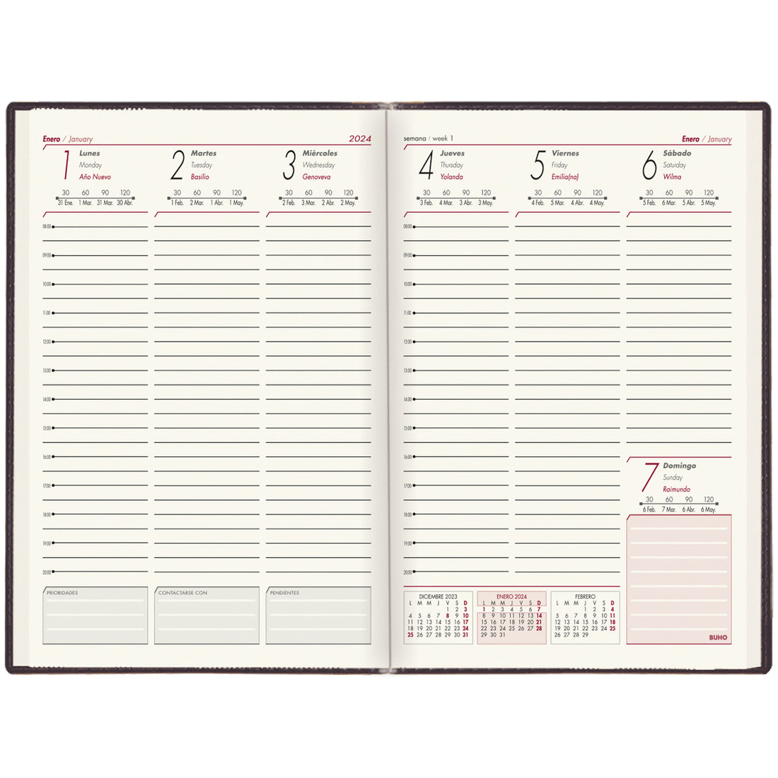 AGENDA WEEKLY FIRST CLASS