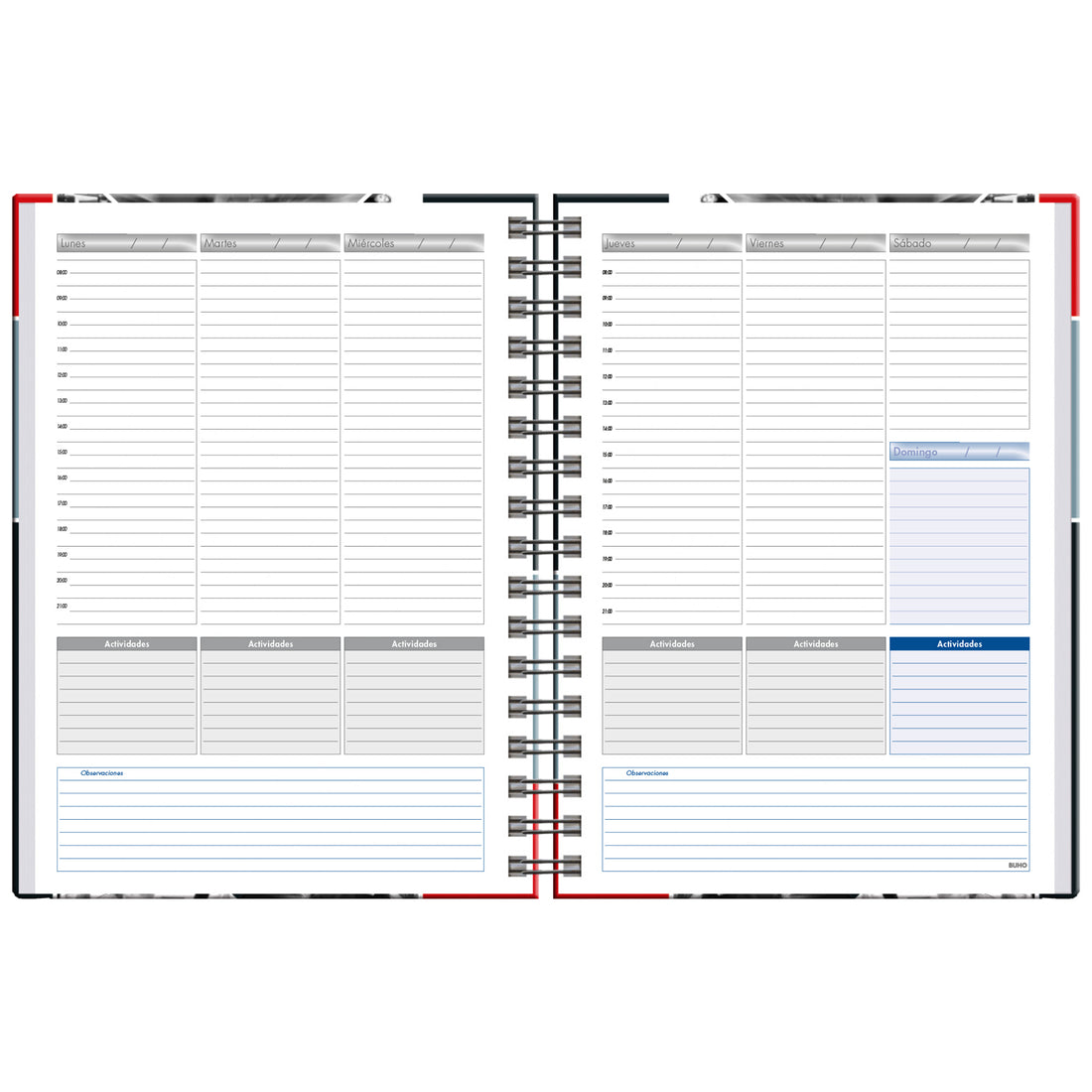 AGENDA DOCENTE TAPA ANILLADA
