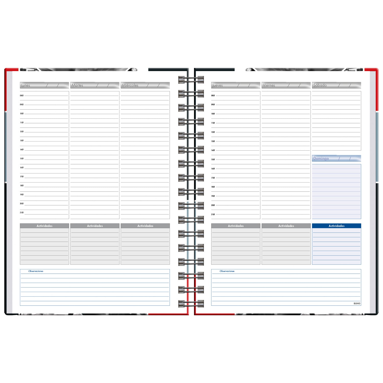 AGENDA DOCENTE TAPA ANILLADA