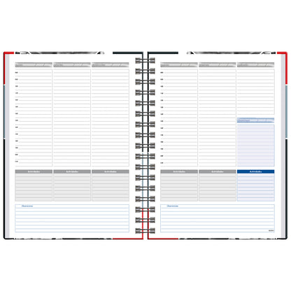 AGENDA DOCENTE TAPA ANILLADA