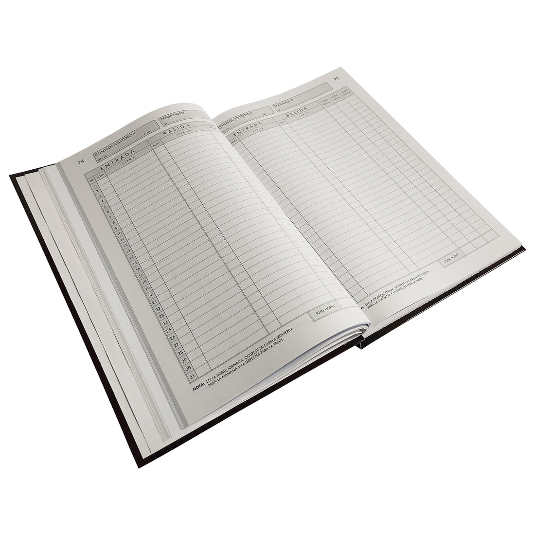 LIBRO ASISTENCIA PERSONAL - 200 HOJAS