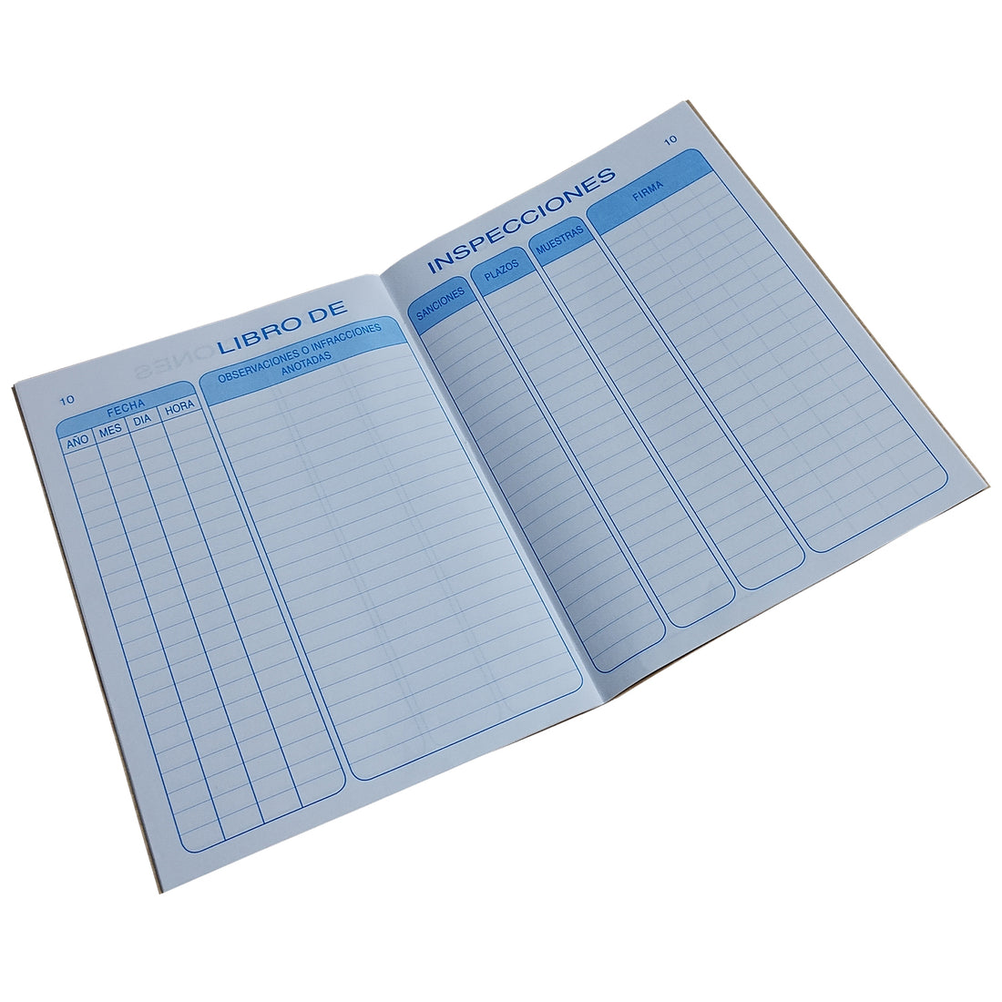 LIBRO DE INSPECCION - 16 HJS