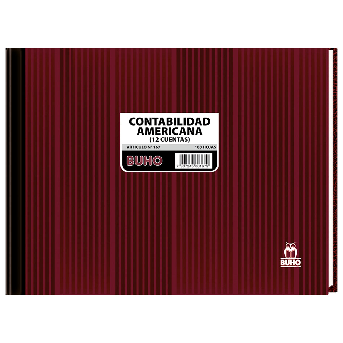 LIBRO 12 CUENTAS - 100 HJS