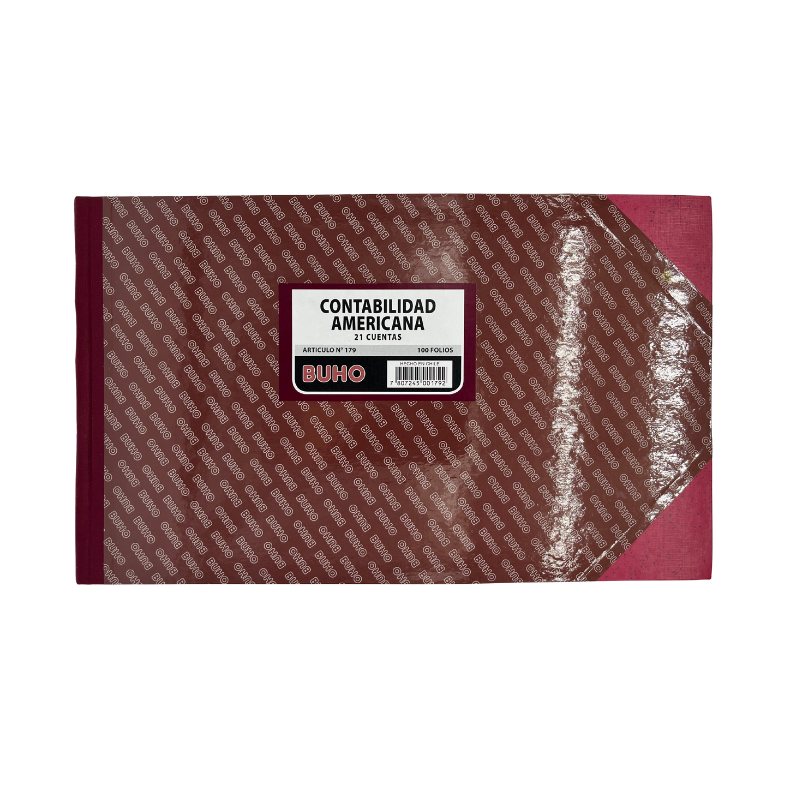 LIBRO 21 CUENTAS - 100 FOLIOS