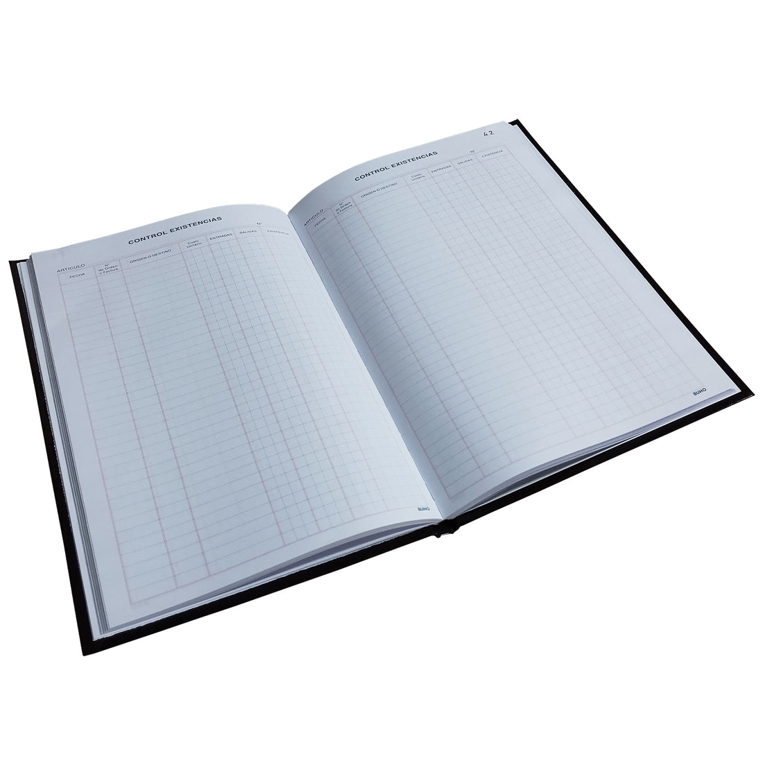 LIBRO CONTROL EXISTENCIA - 100 HJS