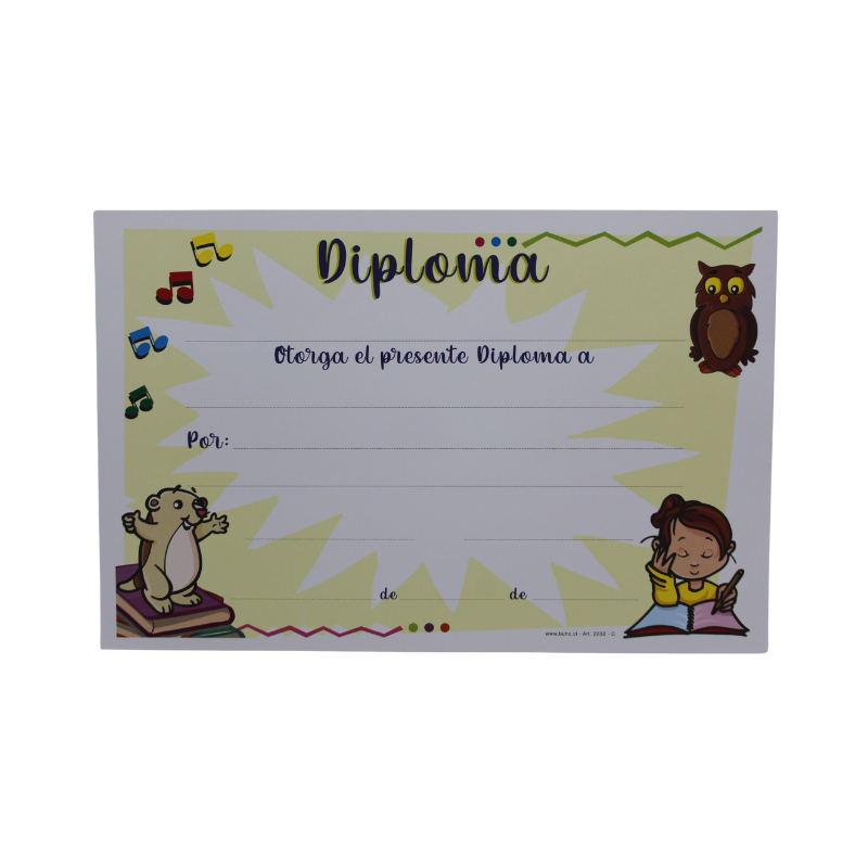 DIPLOMA DE HONOR PARVULOS