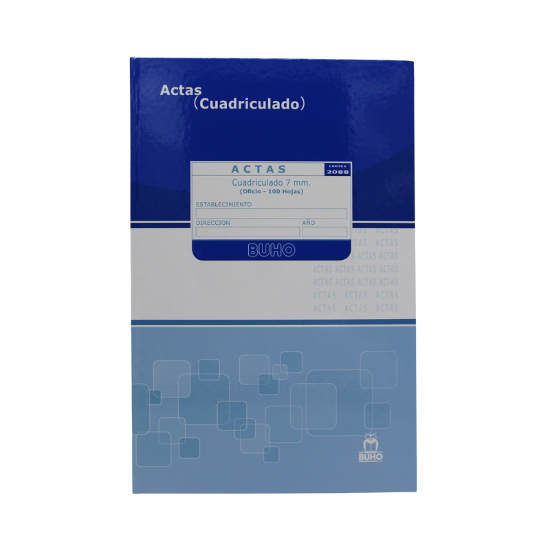 Acta Cuadriculado 100 hojas