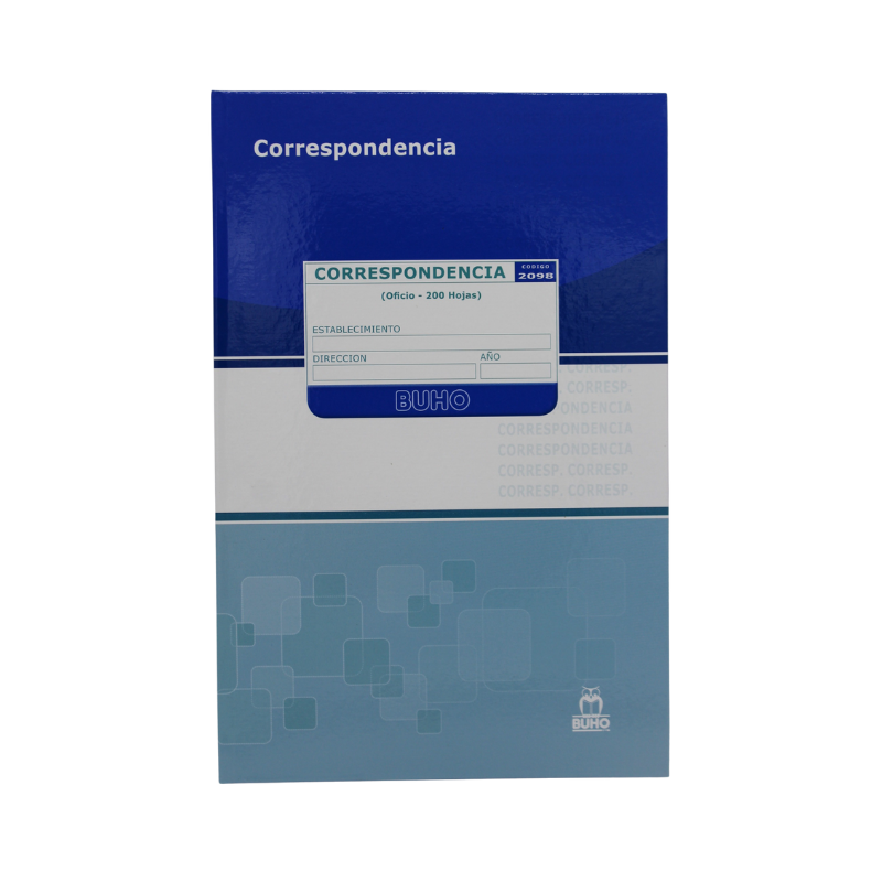 Libro de correspondencia oficio 200 hojas