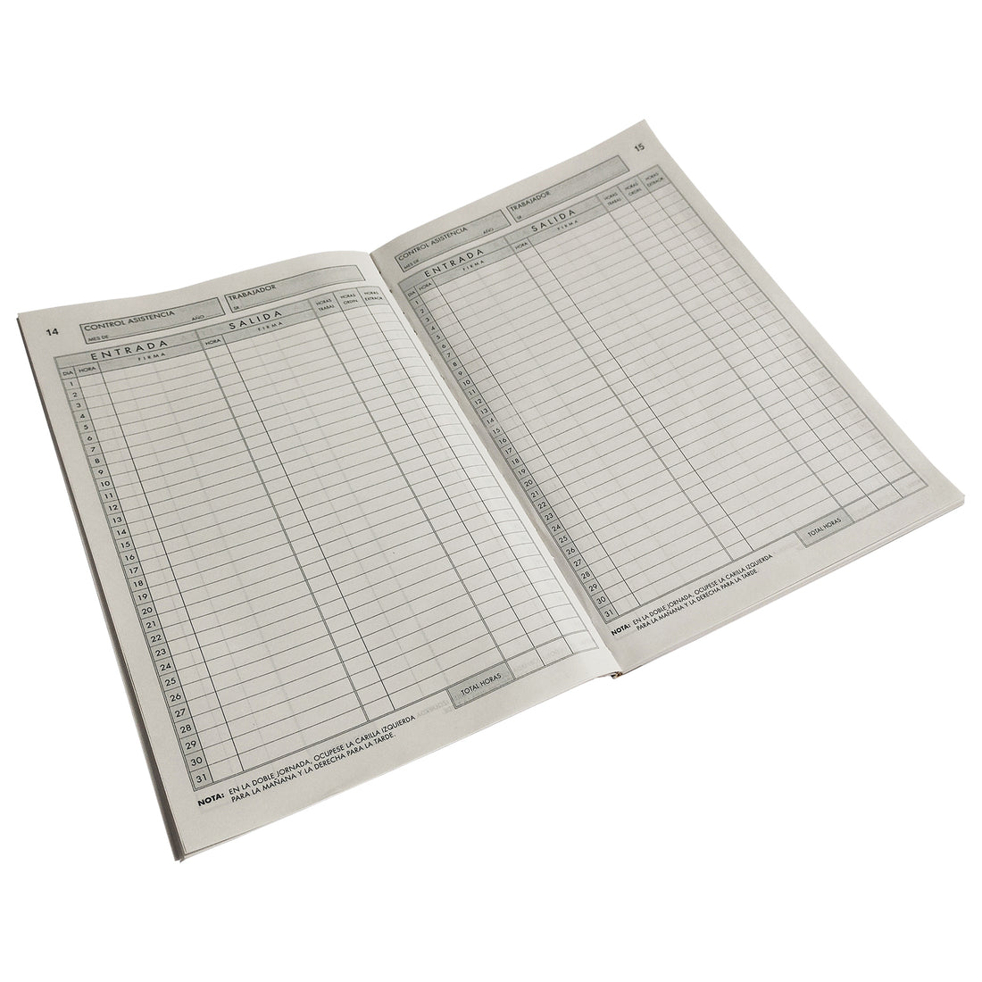 LIBRO DE ASISTENCIA ORGAREX 50 HOJAS