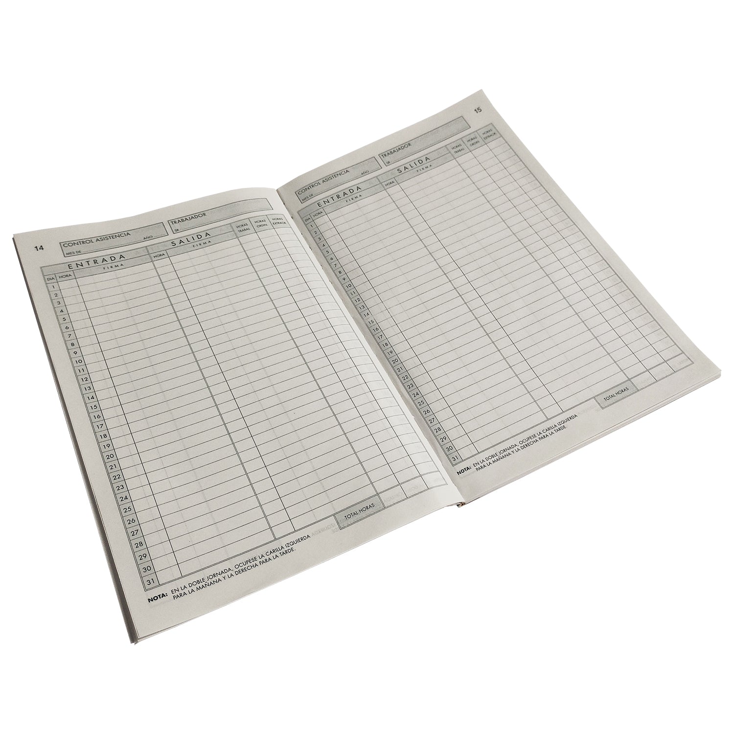 LIBRO DE ASISTENCIA ORGAREX 50 HOJAS