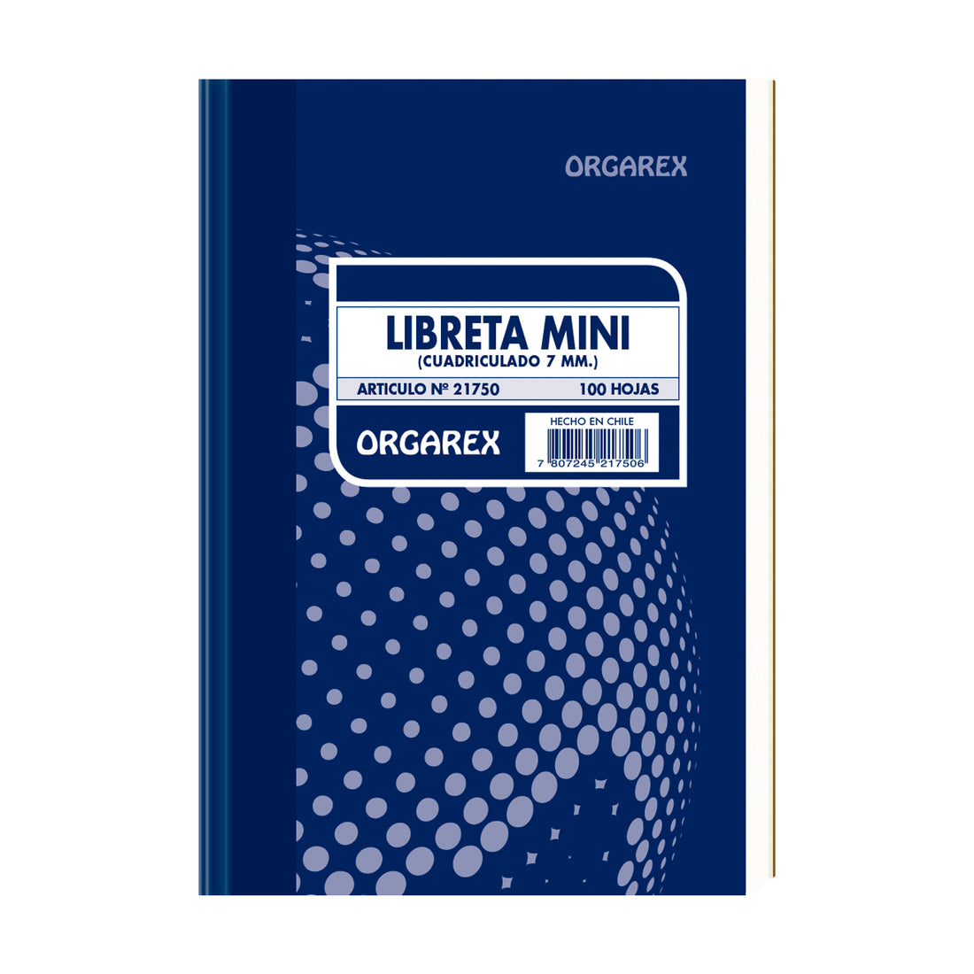 LIBRETA MINI CUADRICULADA - 100 HJS