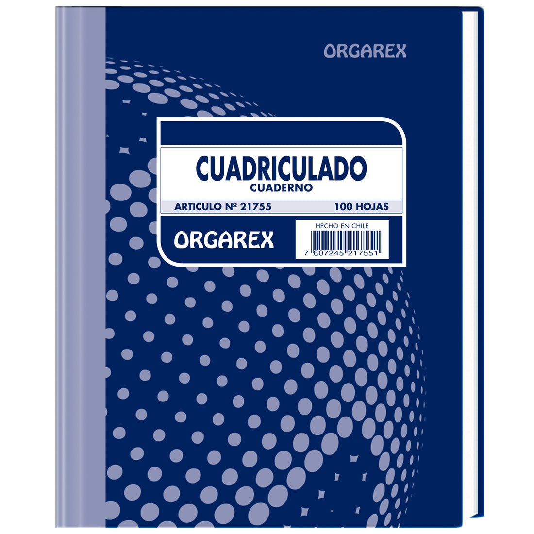 CUADERNO CUADRIC.7MM - 100 HJS
