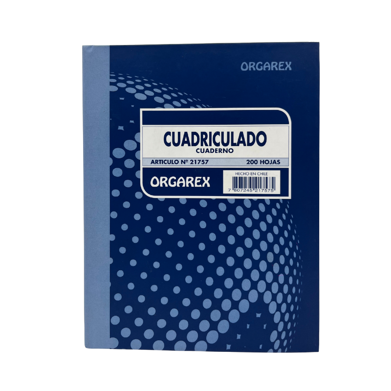 CUADERNO CUADRIC.7MM - 200 HJS