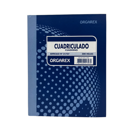 CUADERNO CUADRIC.7MM - 200 HJS