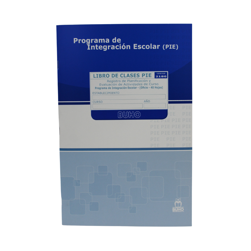Libro PIE Formato Unico - 40 Hjs