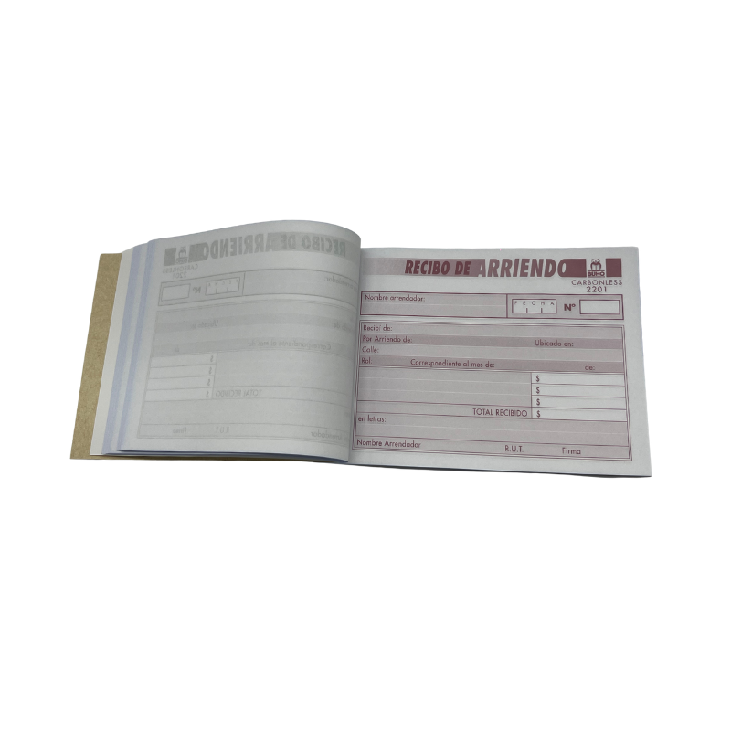 RECIBO ARRIENDO DUPLIC.CARBONLESS