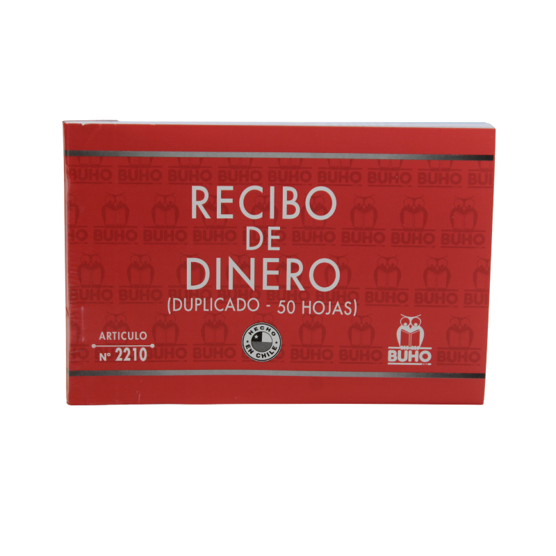 RECIBOS DINERO DUPL.TAL. - 50 HJS