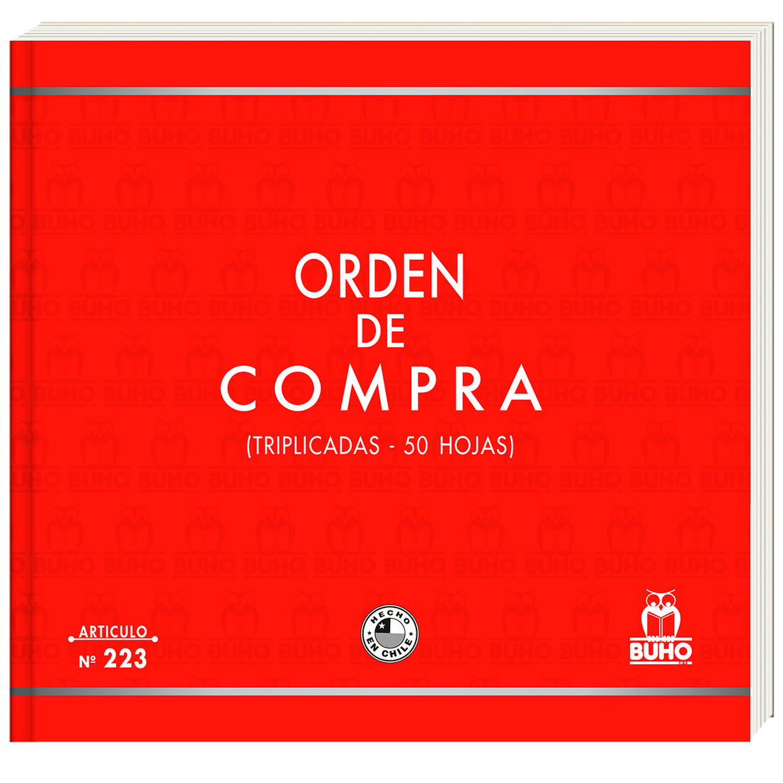 TALON.ORDEN DE COMPRA - 50 HJS TRIPLIC.