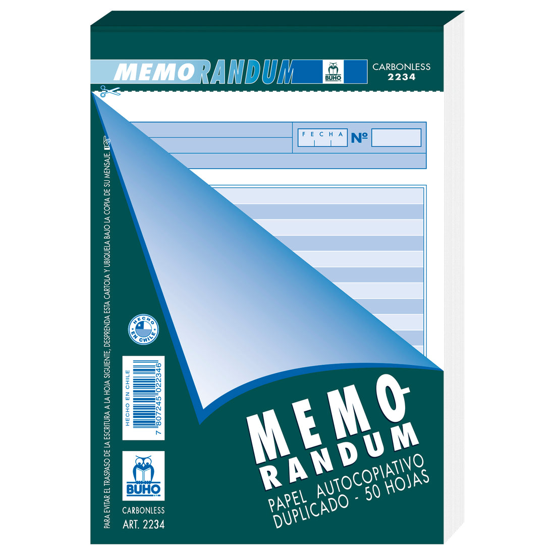 MEMORANDUM DUPLIC.CARBONLESS