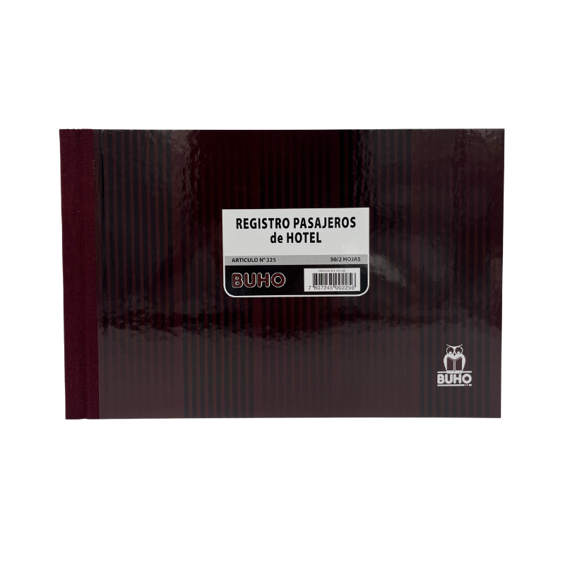 LIB.REG.PASAJER.HOTEL - 50 HJS