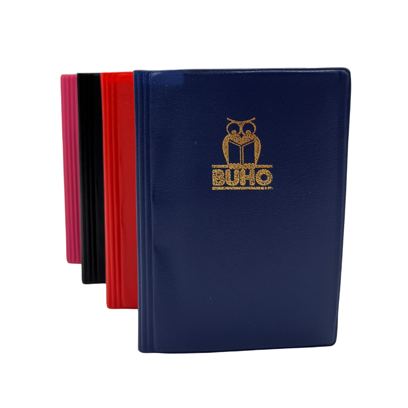LIBRETA DE BOLSILLO TAPA PVC - 48 HJS.